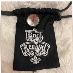 Rock Revival Replacement Button Metal Rhinestone Screw On CLEAR